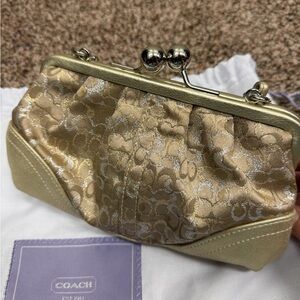 Coach Gold and Silver Women's small bag